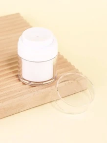 Refillable Cream Jar Vacuum Bottle, 1pc 30Ml Travel Size Empty Container For Cream And Lotion, Living Room Home Bedroom Bathroom House Decor, Travel Stuff, Wedding, Party, Birthday, Gifts For Men Mom Dad Friends, New Years, Accessories, Funny Gift - White - View 6