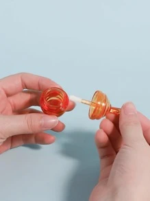 1PC 6ml Empty Lip Gloss Tube Clear Plastic Lip Gloss Containers Filling Bottle Cosmetic Packaging Container - Burnt Orange - View 2