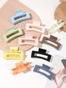 10 piezas Garra de pelo rectángulo - Multicolor - Ver 1