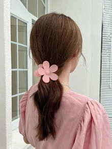 4 piezas Garra de pelo con diseño de flor - Multicolor - Ver 2