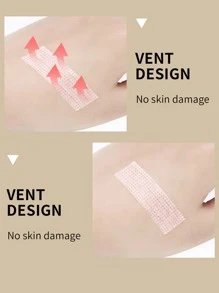 Glamlash 1 cuộn băng dính nối mi PE màu hồng thoáng khí, dùng cho dụng cụ nối mi. - Hồng - Xem 5