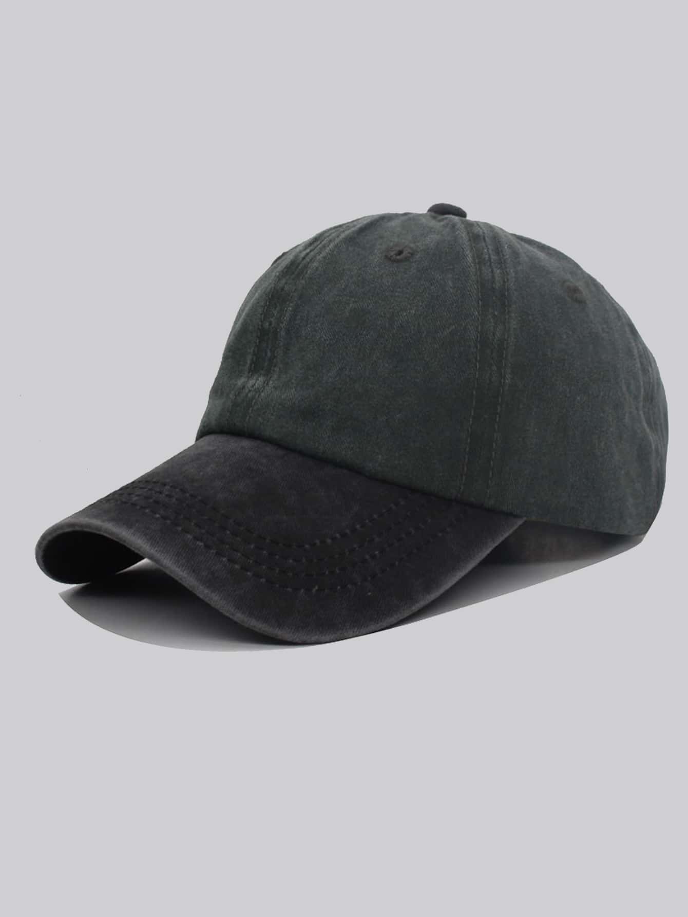 Mũ bóng chày nam rắn - Xám - Xem 1