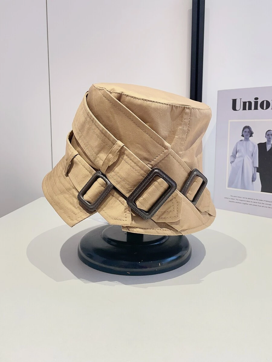 Khóa trang trí Bucket Hat - Màu Khaki - Xem 1