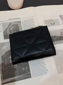 Trang trí bằng kim loại chần Ví nhỏ cầm tay, tiền, tiền mặt Công nhân cổ trắng, dành cho nữ sinh viên đại học, công việc, kinh doanh, đi làm, văn phòng, cho ngày kỷ niệm, cho người yêu, cho quà tặng sinh nhật, quà tặng Giáng sinh vào ngày lễ tình nhân, quà tạ ơn - màu đen - Xem 2