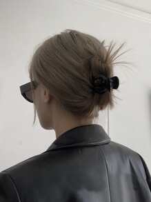 Garra de pelo unicolor - Negro - Ver 2