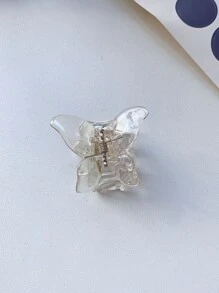 1 buc femei mici dimensiuni transparente fluture în formă de gheare de păr clip pentru uz zilnic elegante clipuri de păr păr maxilar clip cleme de păr păr ambreiaj păr prinzător clip