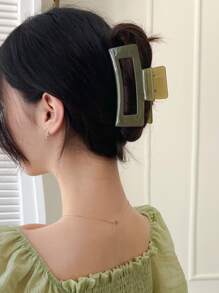 3 piezas Garra de pelo rectángulo