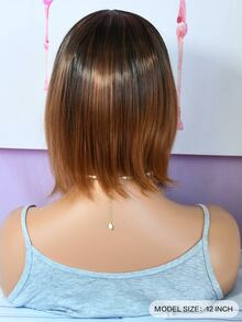 Peluca sintética corto recto - Multicolor - Ver 2