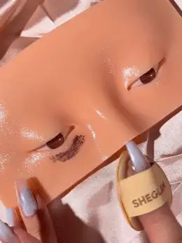 SHEGLAM Magic Finger Mini Sponge 3 Pcs/Set Mini Makeup Puff Concealer Blending Sponge Soft Beauty Makeup Tool Brand Beauty Makeup Face Paint Cosmetic For Women Girls Perfect For Winter Spring Ideal For Y2K Fancy Fashion Suitable For Birthday Gift Party Ready Best Color - Beige - View 2