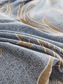 1pc Modern Style Bed Skirt, Home Textile, Non-Fading, Anti-Pilling, Non-Shrink, Thickened Brushed, Skin-Friendly, Soft, Multiple Colors, Active Printed, Machine Washable - Multicolor - View 4