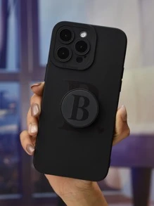 字母圖案手機殼附手機氣囊支架 - 彩色 - 查看 3