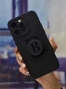 字母圖案手機殼附手機氣囊支架 - 彩色 - 查看 4