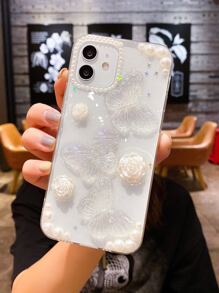 Funda para móvil con diseño de mariposa - transparente - Ver 2