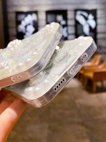 Funda para móvil con diseño de mariposa - transparente - Ver 5