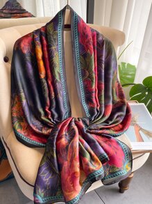 Khăn quàng cổ in hoa Stylis H để trang trí cho cuộc sống hàng ngày Bandana thanh lịch, dây buộc tóc, băng đô lý tưởng để trang điểm cho vẻ ngoài của bạn - Nhiều màu - Xem 6