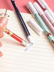 6pcs Cartoon Graphic Gel Pen - Multicolor - View 3