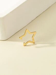 1 Miếng Hình ngôi sao Vòng bít tai / Kẹp mũi - Vàng - Xem 4