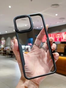 1入組透明拼接邊手機殼