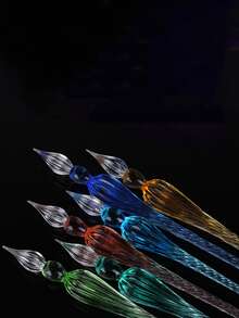 1pc Glass Dip Pen - Green - View 4