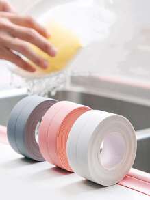 1roll PVC Tape, Grey Sink Sealing Sticker For Kitchen - Grey - View 5