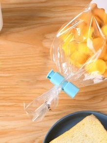 5pcs/set PP Sealing Clip, Blue Food Sealing Clip For Home - Blue - View 1