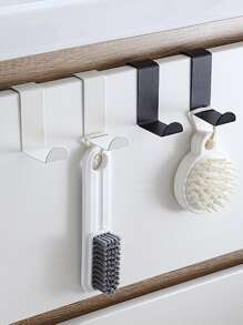 3入組/套不銹鋼門背掛鉤經典白色家用門鉤 - 白色 - 查看 5