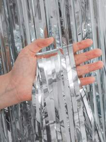 2入組1*2m雨滴簾幕,派對裝飾、背景簾幕、門窗裝飾