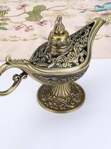 1入組鋁製香爐復古設計家用香爐 - 銅色 - 查看 4