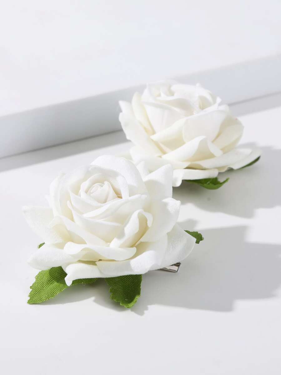 2pcs Flower Decor Hair Clip Boho for Sale Australia New Collection