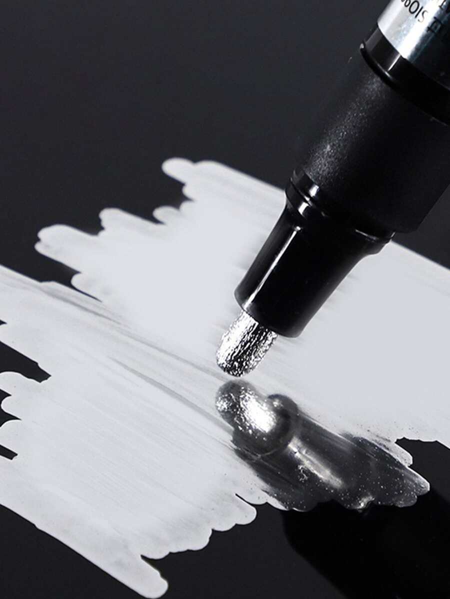 1入組字母圖案記號筆 - 黑色 - 查看 1