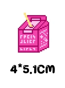 48入組卡通圖案貼紙 - 彩色 - 查看 6