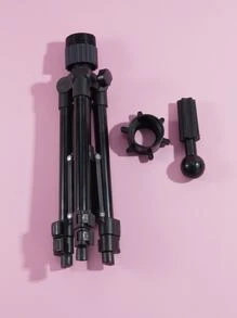 1pc Hair Styling Headform Stand,Reinforced Wig Stand Tripod Mannequin Head Stand, Adjustable Holder for Cosmetology Hairdressing Training with T-with Caps, T-Pins, Comb, Hair Clip, Carrying Bag - Black - View 3