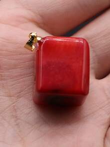 5pcs/set Cube DIY Pendant - Red - View 3