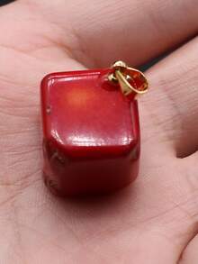 5pcs/set Cube DIY Pendant - Red - View 4