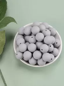 100入組/套15mmDIY矽膠珠子 - 彩色 - 查看 1