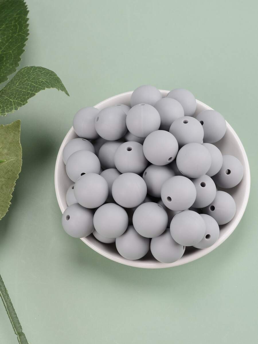 100入組/套15mmDIY矽膠珠子 - 彩色 - 查看 1