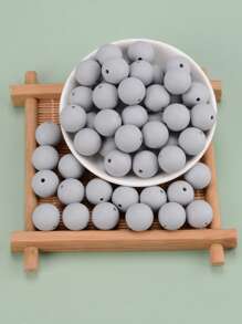 100入組/套15mmDIY矽膠珠子 - 彩色 - 查看 2