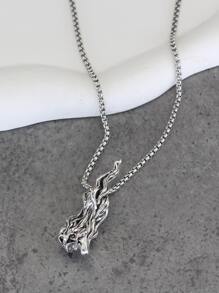 男士骷髏吊墜項鍊