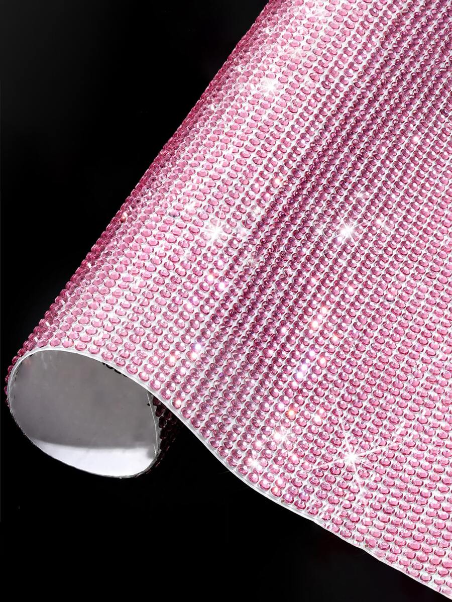 1入組PVCDIY貼紙DIY水鑽裝飾貼紙 - 粉色 - 查看 1