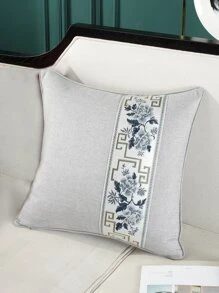 1入組枕套,不附帶填充,適用於腰枕或者軟墊 - 灰色 - 查看 1