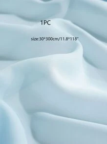 1 Bé Xanh Dương Chạy Bàn, Tối Giản Polyester Bếp Bàn Chạy Cho Đám Cưới, Tiệc - Màu xanh nhạt - Xem 3