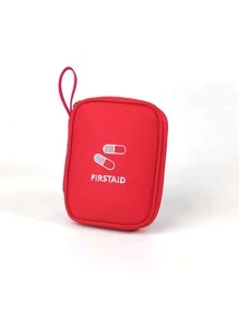 Portable Medicine Storage Bag First Aid Kit Bag,Empty Medical Storage Bag,Response Trauma Bag for Travel,for Home,Survival Supplies ,for Kids,for Camping - Red - View 3