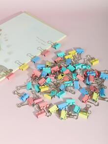 15入組混色裝訂夾