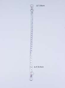 Silver Chain Link Handbag Strap