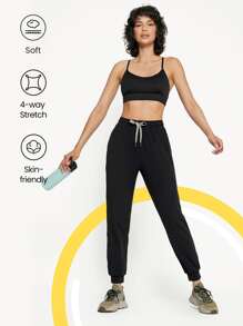 GLOWMODE The Jogging Collection Transitional Pocket Joggers Quick Dry Moisture Wicking - Black - View 4