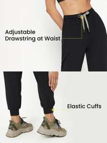 GLOWMODE The Jogging Collection Transitional Pocket Joggers Quick Dry Moisture Wicking - Black - View 5
