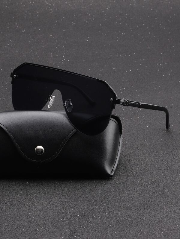 Men's Flat Top Shades Fashion Fashion Glasses Beach Accessories Glasses Shades For Summer Beach Vacation,Outdoor,Travel Back To School Fashionable Preppy School Look