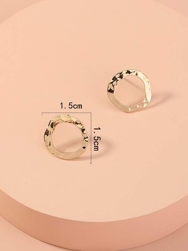 Geometric Stud Earrings SHEIN UK
