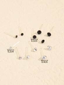 108對/套水鑽裝飾耳釘 - 查看 3