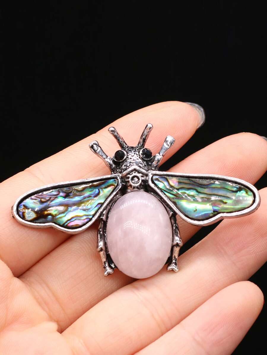 Insect Design Brooch - Multicolor - View 1